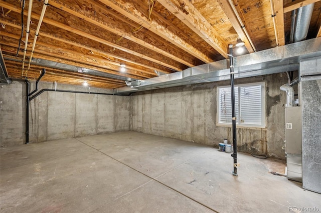 647 Berwick Ave, Firestone, CO 80520 - below grade area featuring heating unit