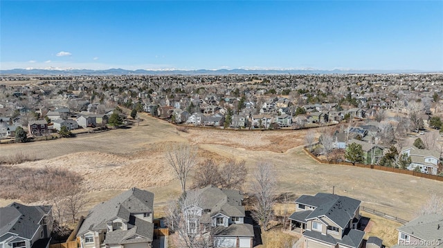 birds eye view of property featuring a residential view