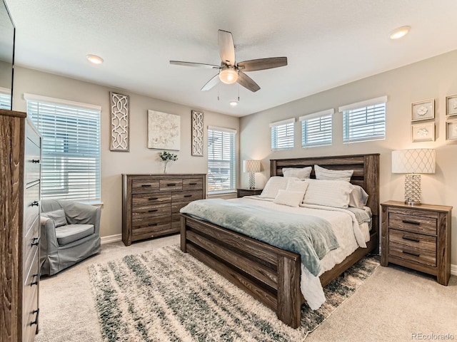 11902 Norfolk Ct, Commerce City, CO 80022 - bedroom with carpet floors, recessed lighting, and a ceiling fan