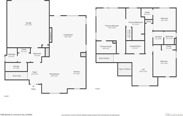 11902 Norfolk Ct, Commerce City, CO 80022 - view of floor plan / room layout