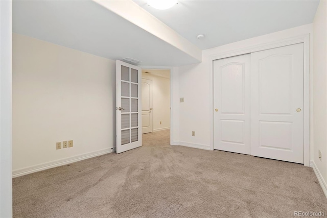 443 Garfield St, Denver, CO 80206 - unfurnished bedroom featuring carpet flooring, baseboards, and a closet