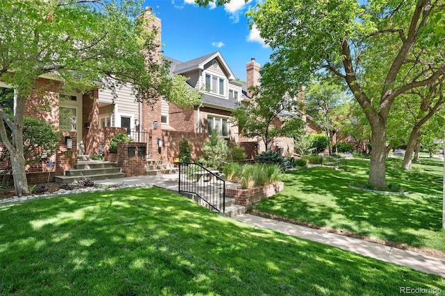 443 Garfield St, Denver, CO 80206 - view of property's community featuring a yard