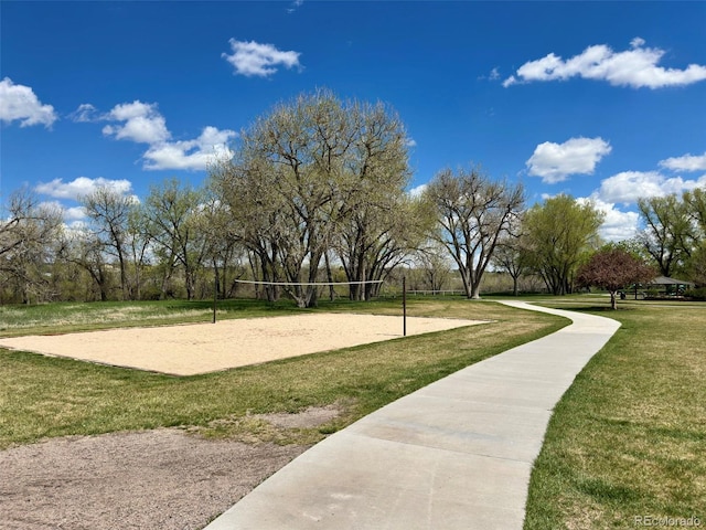 8680 Apache Plume Dr, Parker, CO 80134 - view of home's community featuring volleyball court and a yard