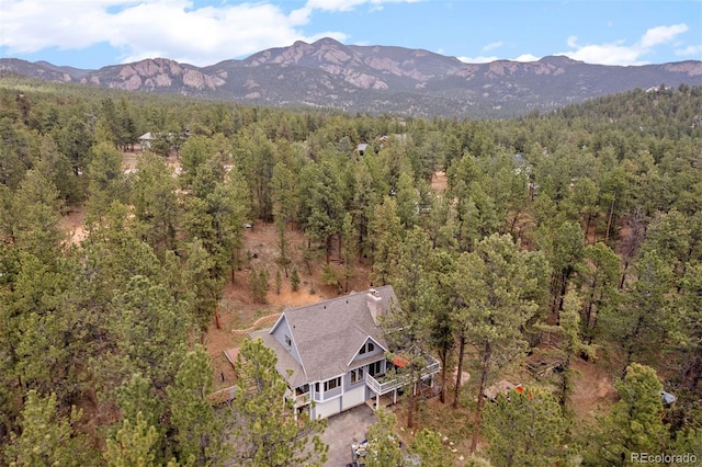 50 Victoria Rd, Pine, CO 80470 - aerial overview of property's location with a forest and mountains