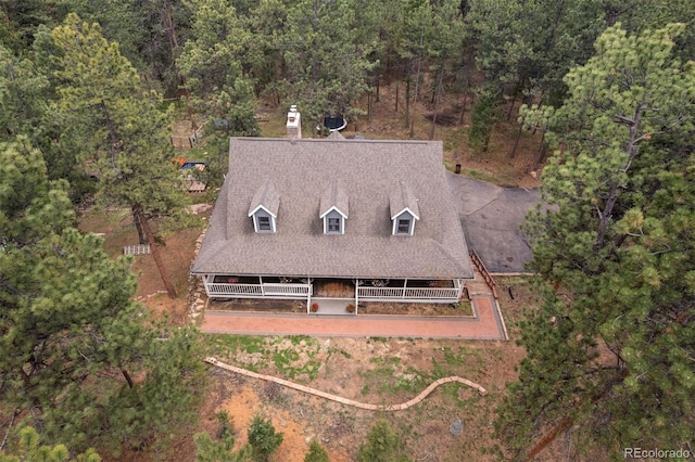 50 Victoria Rd, Pine, CO 80470 - view of subject property with a heavily wooded area