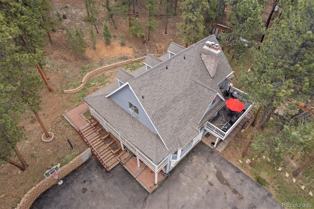 50 Victoria Rd, Pine, CO 80470 - aerial view of property and surrounding area