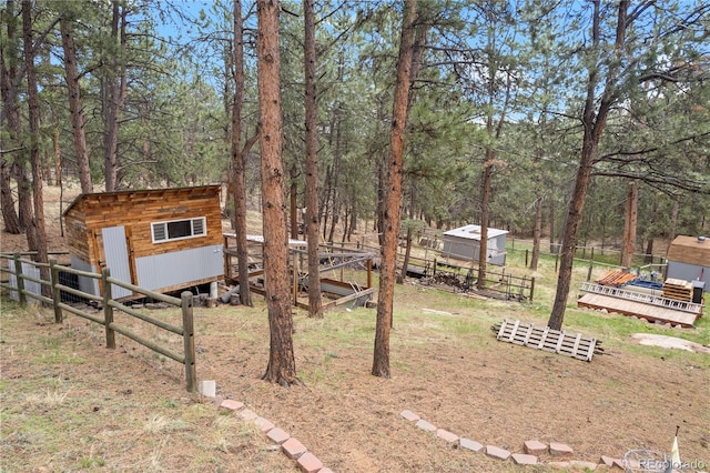 50 Victoria Rd, Pine, CO 80470 - view of yard with a storage shed
