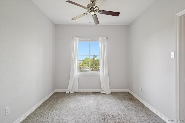 12921 Grant Cir Unit B, Thornton, CO 80241 - carpeted spare room with ceiling fan and baseboards