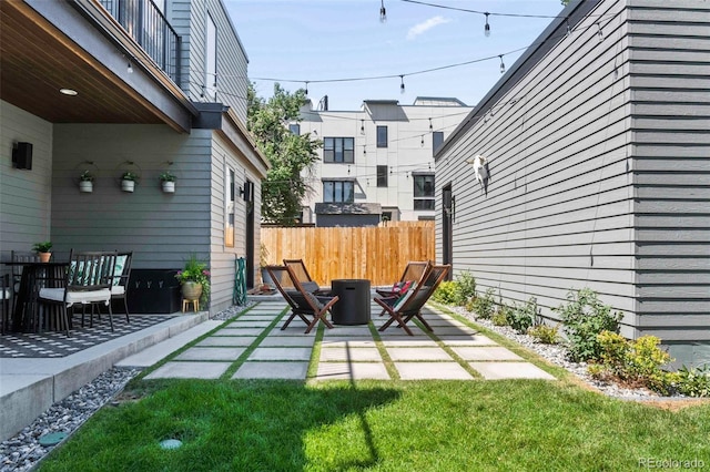 2838 Tennyson St, Denver, CO 80212 - view of yard featuring fence and a patio area