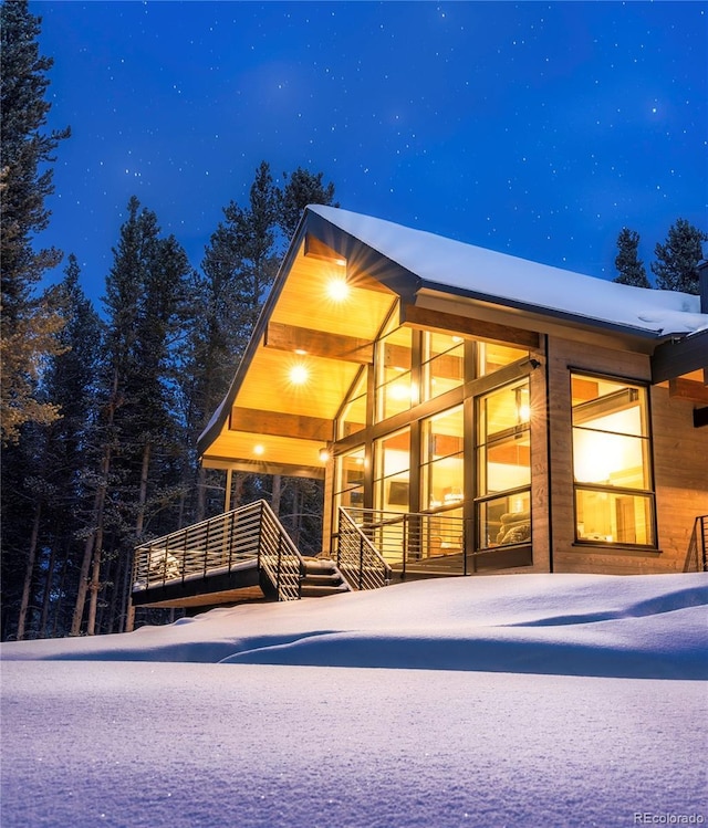 55 Blue Flag Dr, Breckenridge, CO 80424 - view of snow covered house