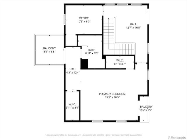 1100 S Garfield St, Denver, CO 80210 - view of property floor plan