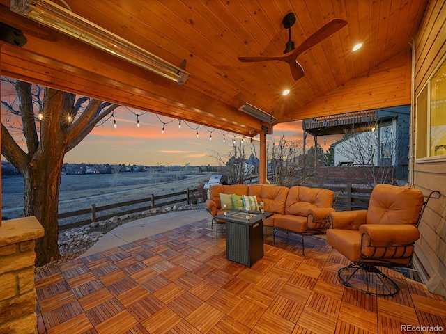 view of patio / terrace with outdoor lounge area