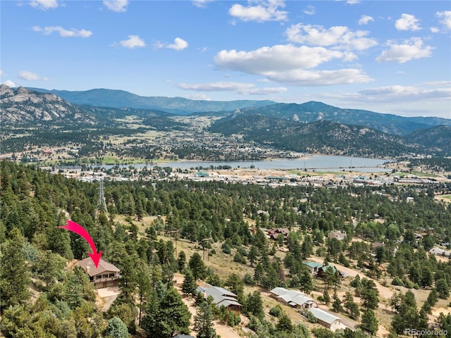 1141 Koral Ct, Estes Park, CO 80517 - mountain view with a nearby body of water