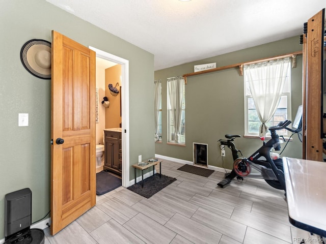 4540 Yarrow St, Wheat Ridge, CO 80033 - workout room with baseboards