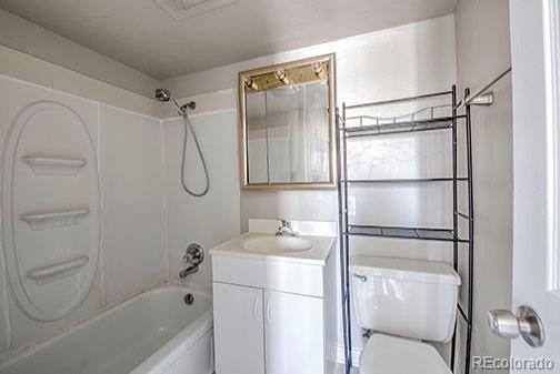 214 N Main St Unit 14, Breckenridge, CO 80424 - bathroom with vanity, toilet, and  shower combination
