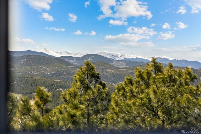 view of mountain backdrop