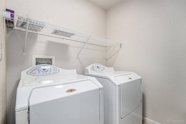 12710 Jasmine St Unit C, Thornton, CO 80602 - washroom with laundry area and separate washer and dryer