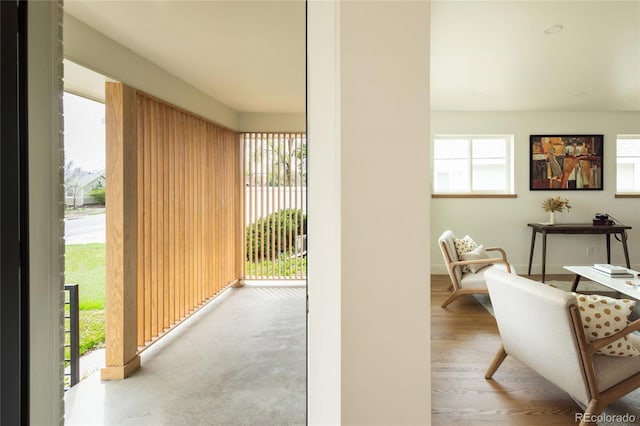 4631 Zuni St, Denver, CO 80211 - hallway featuring baseboards