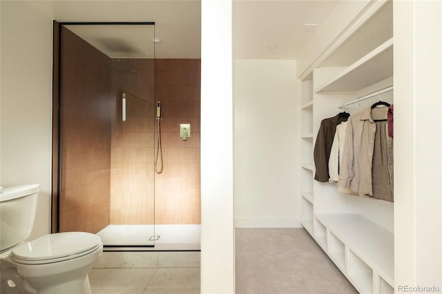 4631 Zuni St, Denver, CO 80211 - bathroom with a stall shower and toilet