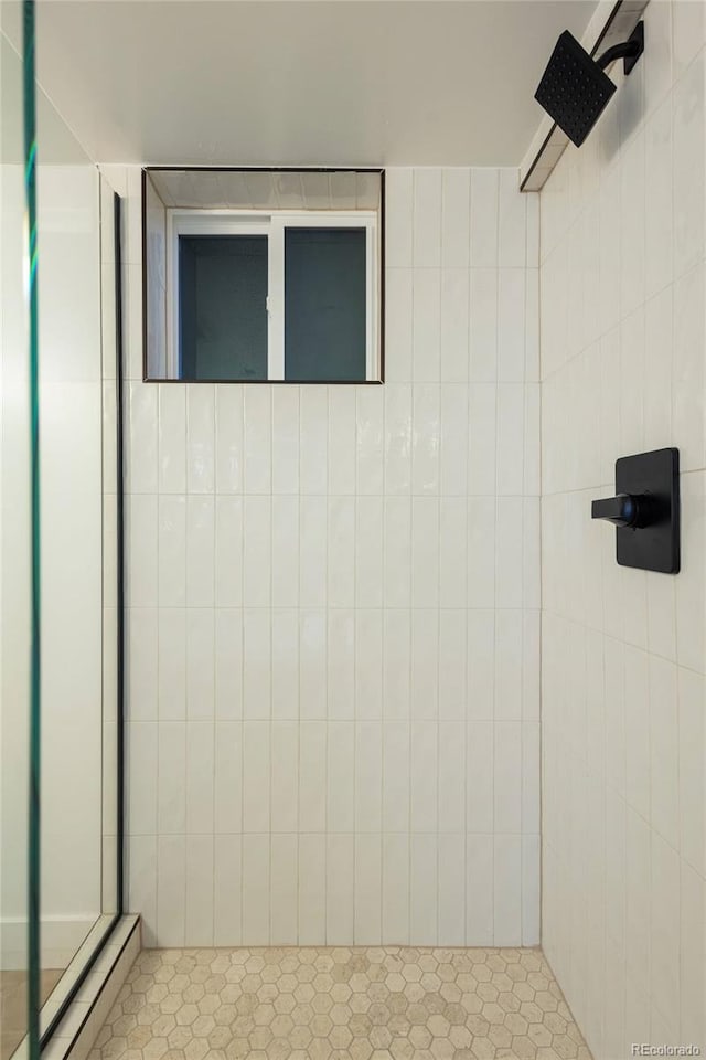 4631 Zuni St, Denver, CO 80211 - full bathroom featuring a tile shower