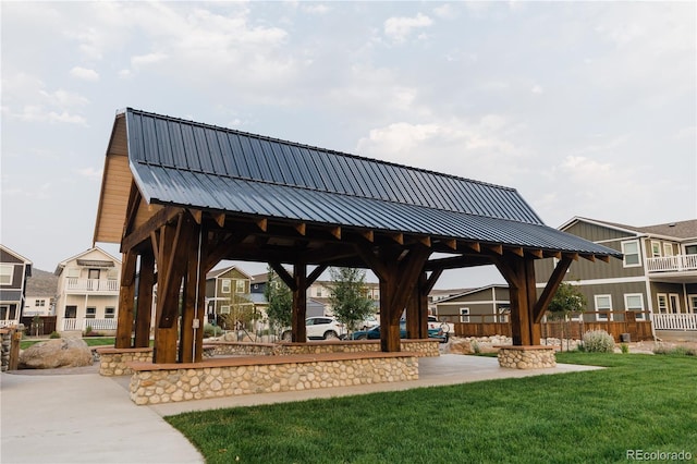 242 Weathervane Ln, Buena Vista, CO 81211 - surrounding community with a gazebo and a yard