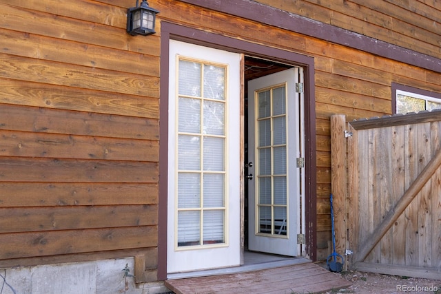 view of property entrance