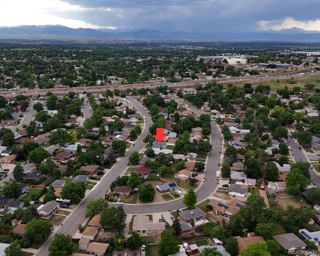 283 Leonard Ln, Northglenn, CO 80233 - view of property location with a mountain backdrop and nearby suburban area