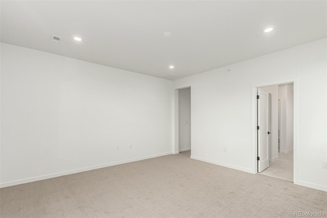 1826 Hickory Ave, Erie, CO 80516 - unfurnished room with light carpet and recessed lighting