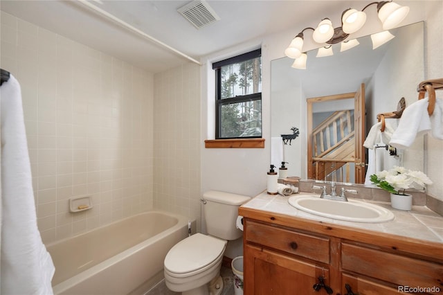 507 Gcr 4980, Grand Lake, CO 80447 - full bathroom with toilet, vanity, and bathing tub / shower combination