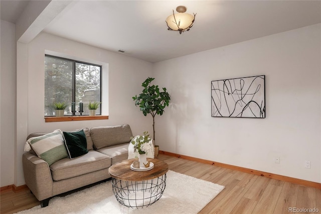 507 Gcr 4980, Grand Lake, CO 80447 - living area with light wood-type flooring and baseboards
