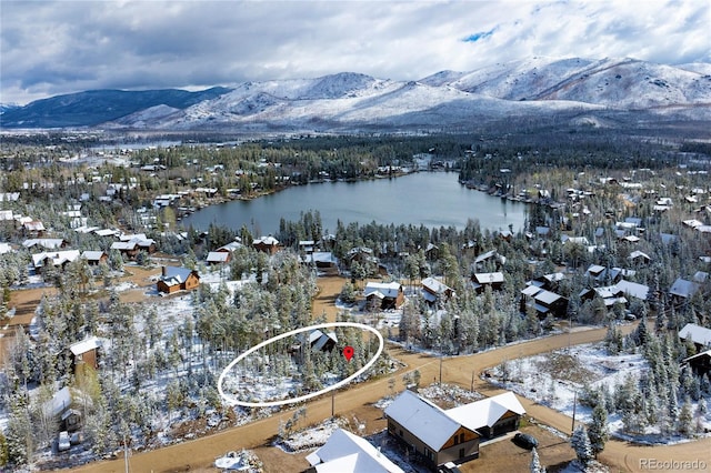 507 Gcr 4980, Grand Lake, CO 80447 - drone / aerial view of a water and mountain view