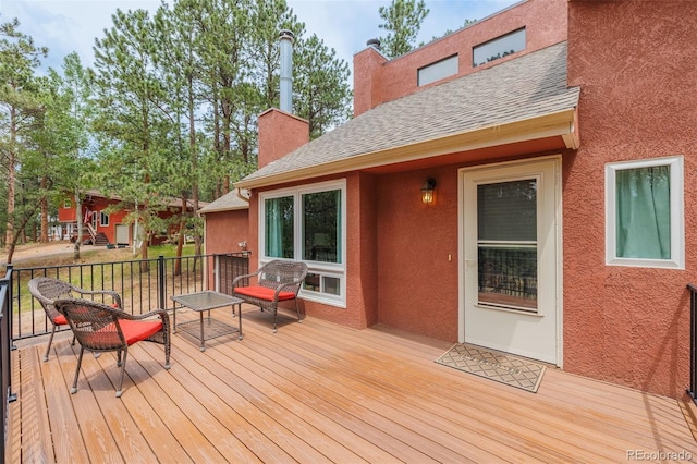 753 Edge Hill Dr, Woodland Park, CO 80863 - view of deck