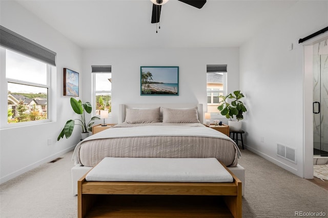 4465 Mesa Top Dr, Monument, CO 80132 - carpeted bedroom featuring baseboards and ceiling fan