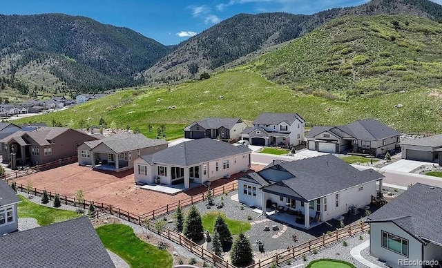 4465 Mesa Top Dr, Monument, CO 80132 - mountain view with nearby suburban area