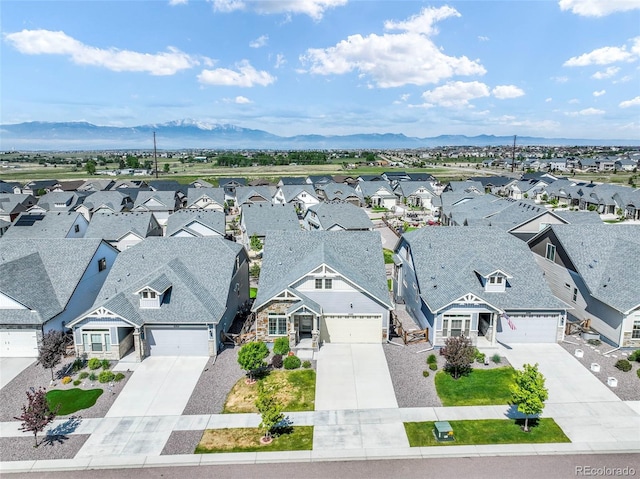 6362 Lythmore Grv, Colorado Springs, CO 80927 - aerial perspective of suburban area featuring a mountain backdrop