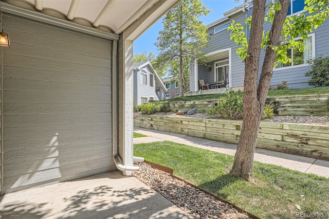 8500 E Jefferson Unit 3C, Denver, CO 80237 - exterior space featuring covered porch