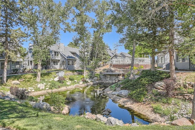 8500 E Jefferson Unit 3C, Denver, CO 80237 - water view featuring a small pond