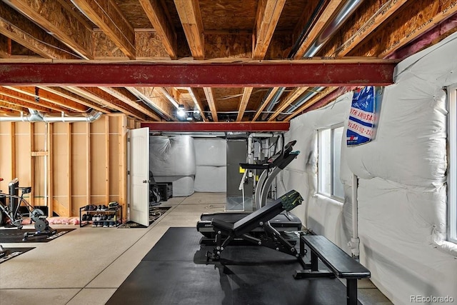 view of exercise room