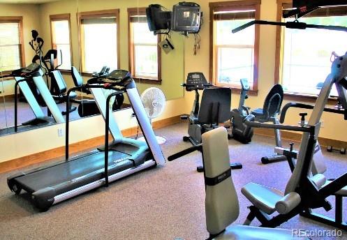 view of exercise area