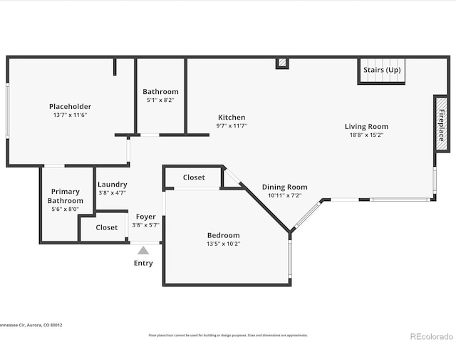 12403 E Tennessee Cir Unit E, Aurora, CO 80012 - view of room layout