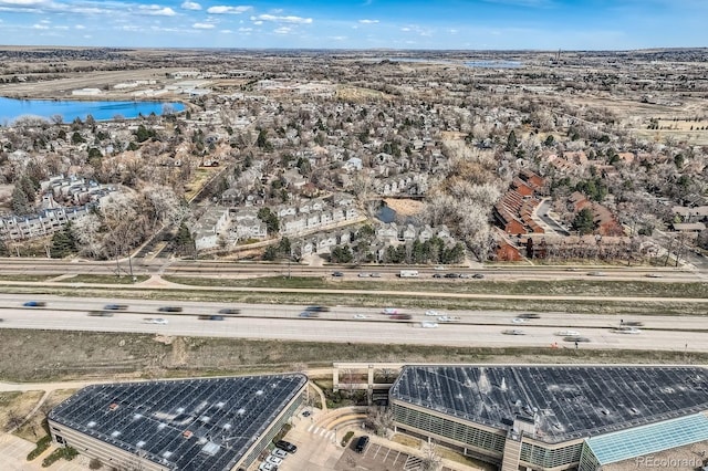 3228 47th, Boulder, CO 80301 - drone / aerial view of a large body of water and a highway
