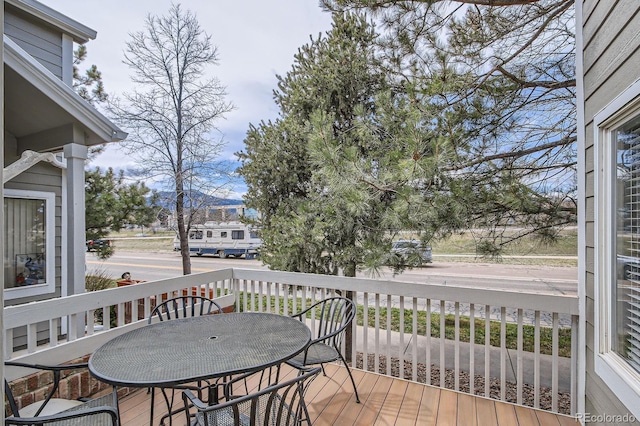 3228 47th, Boulder, CO 80301 - deck featuring outdoor dining space