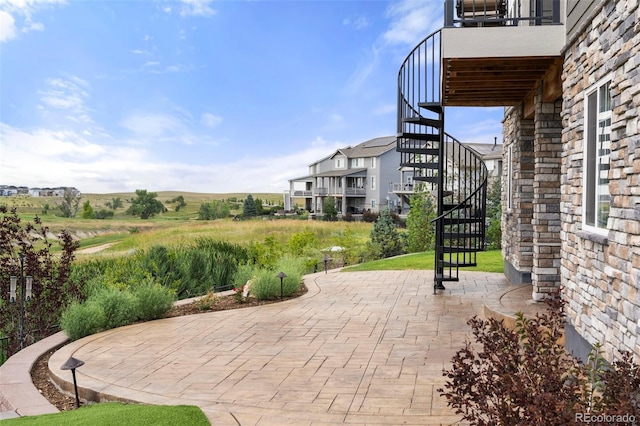 7965 S Vandriver Way, Aurora, CO 80016 - view of patio featuring stairs