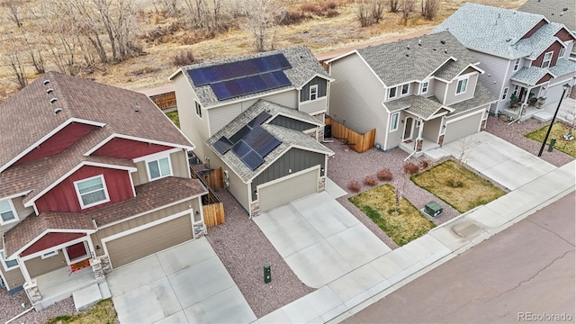 9840 Castor Dr, Colorado Springs, CO 80925 - birds eye view of property featuring a residential view