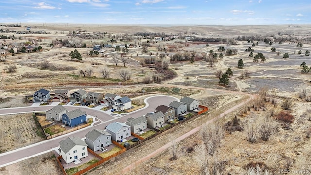 9840 Castor Dr, Colorado Springs, CO 80925 - birds eye view of property featuring a residential view