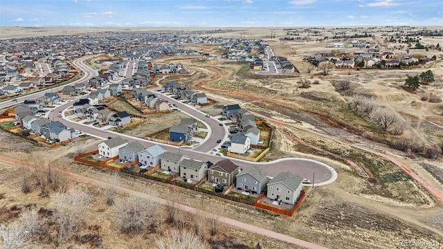 9840 Castor Dr, Colorado Springs, CO 80925 - bird's eye view featuring a residential view