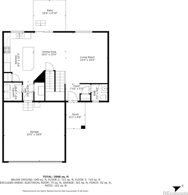 9840 Castor Dr, Colorado Springs, CO 80925 - plan