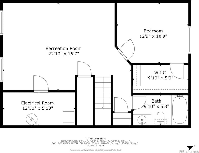 9840 Castor Dr, Colorado Springs, CO 80925 - floor plan