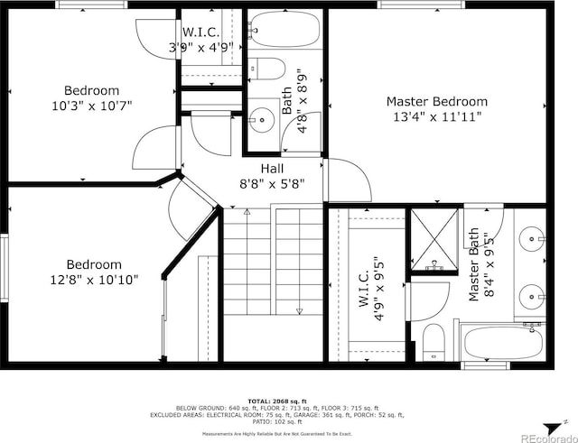 9840 Castor Dr, Colorado Springs, CO 80925 - plan