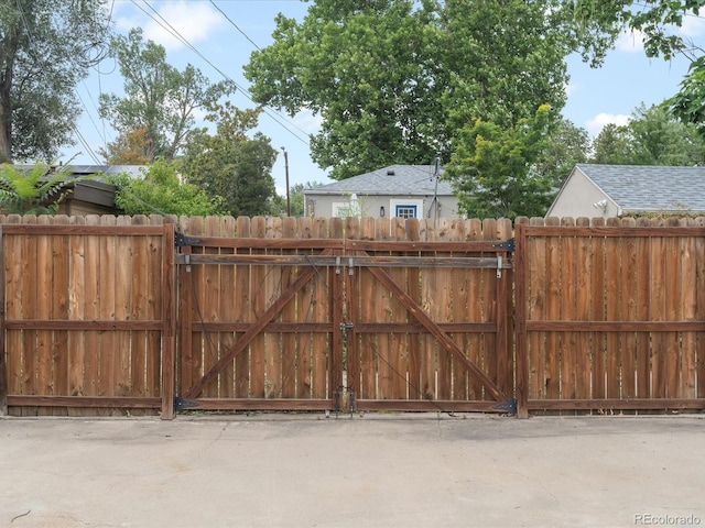 view of gate